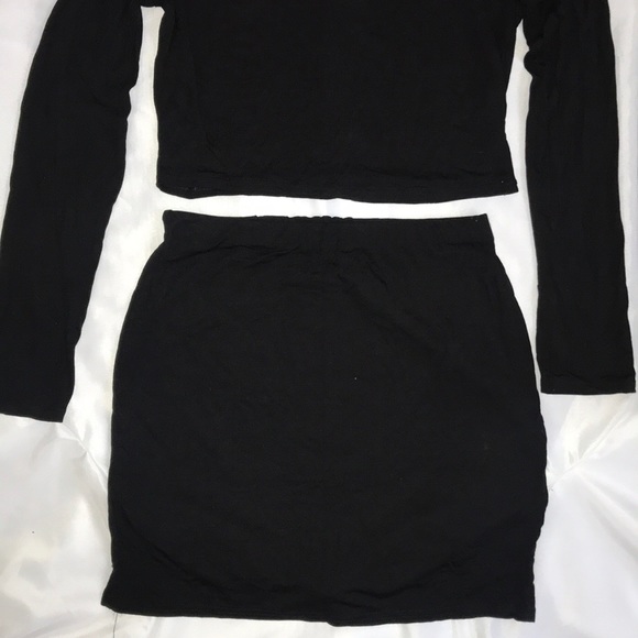 3/$28 High Neck Crop Top + Matching Set with Mini Shirt - Picture 2 of 4